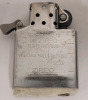 ZIPPO Silver Tone Lighter . Dated 2000 , Both Parts Made in Niagara Falls - 3