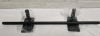 New | Songtec Black Stainless Steel Adhesive Towel Bar 16" Inch | Stick On Bath Towel Rack No Drill - 2