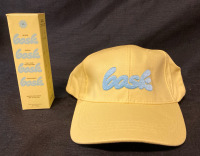 New Dads Bask Hat with Bask Spectrum SPF 30 Suntan Lotion 100 ml