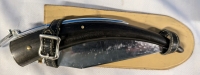 Vintage Premier Italy hunting knife w/belt sheath. 6" Blade, 13" Total Length.