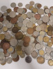 3.8+lbs World Coin & Token Lot . Includes 1913 Canadian Silver Nickel , 1945 Great Britain Silver Half Crown & 1953 Australia Silver Shilling - 4