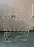 Metal 3 Tier Shoe Rack - 25.5" L x 12" W x 42" H