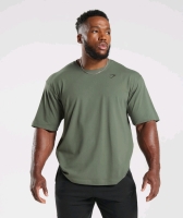 New Gymshark Men's sz XL Power T-Shirt - Dusk Green Retails for $42