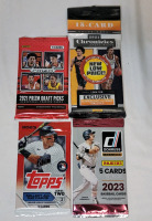 2023 Topps & Panini MLB Baseball Trading Card Packs , Sealed & 2021 Panini NBA Basketball Trading Card Packs , Sealed