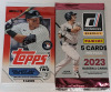 2023 Topps & Panini MLB Baseball Trading Card Packs , Sealed & 2021 Panini NBA Basketball Trading Card Packs , Sealed - 2