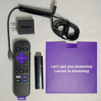 ROKU WiFi 4K HD Streaming Stick Kit - New , No Box