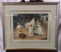 Vintage Framed Print - 25 by 21.5"