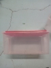 2 Ikea Plastic Bins One With Lid Samla 12 Gallon 22x 15x 11". Second Smaller With Lid 18 x11 1/2 x 8 1/2". - 3