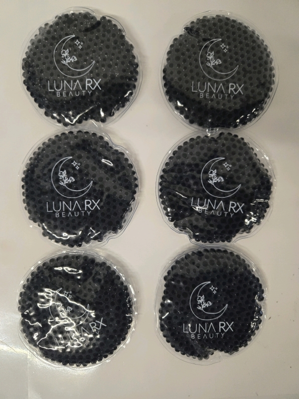 6 New | Luna RX Heat/ Cold Pads For Threaputic Use | Pads Measure A diameter Of 4" Each