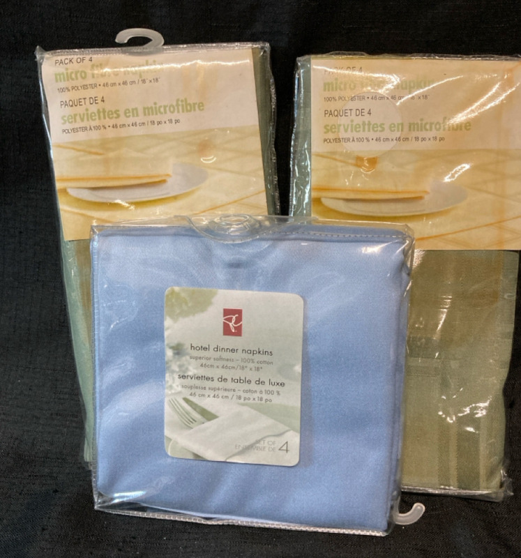 New 12 Linen Napkins