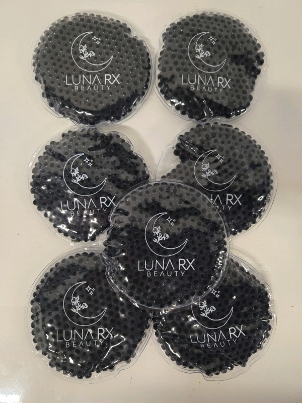 7 New | Luna RX Heat/ Cold Pads For Threaputic Use | Pads Measure A diameter Of 4" Each