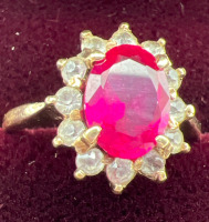 14K Gold Ruby Ring