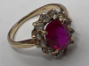 14K Gold Ruby Ring - 3