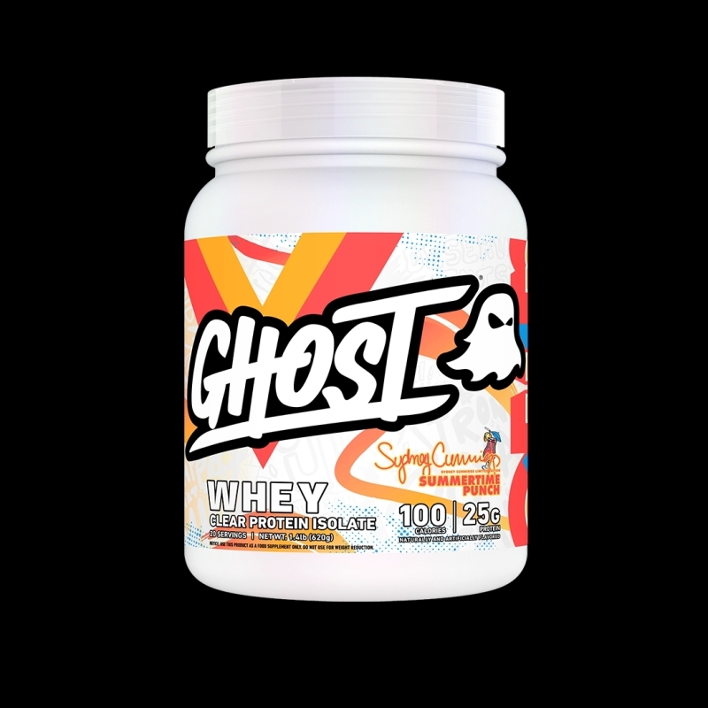 New Sealed Ghost Protein Powder 1.4lb Limited Edition "Sydney Cumming Summertime Punch" Flavor