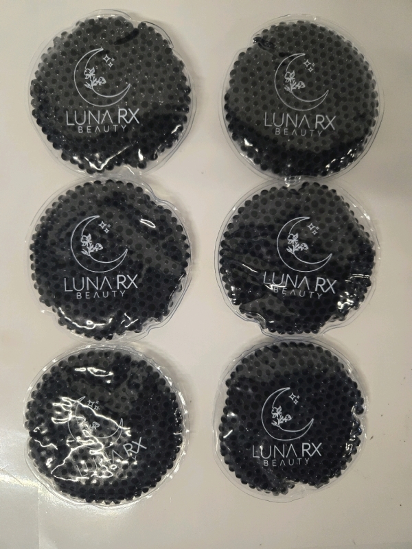 6 New Reusable Luna RX Heat / Cold Pads For Threaputic Use | 4" Diameter Each