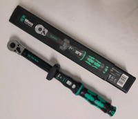 New - Wera 1/2" Click-Torque C 2 Torque Wrench w/Reversible Wratchet . Retail $240