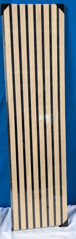 New Slatpanel Acoustic Slat Wood Panel. 12" by 47"