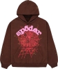 New Size Small | SP5DER Streetwear Brown Web Hoodie | Retails for Over $300!