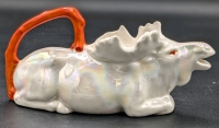The Most Amazing Vintage Lustre Ware Souvenir Moose Creamer You Never Knew You Needed | 6" Long x 3" Tall
