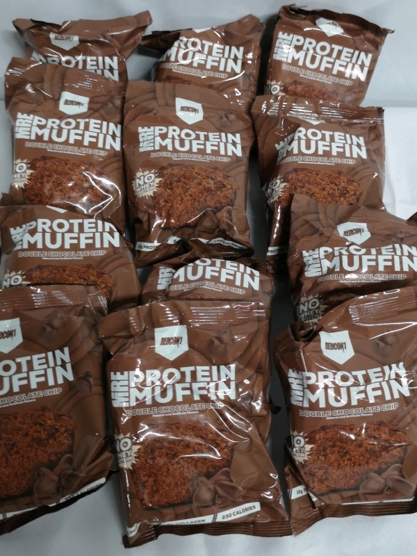 12 New MRE Protein Muffins Double Chocolate Chip Best By Aug 8/2024
