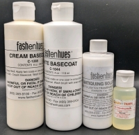 New FASHENHUES Cream Basecoat (236ml), White Basecoat (118ml), Antiquing Solution (118ml) & BL-1 Blending Media (28ml)