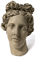 Lightweight Roman / Grecian-Style Bust of Apollo | 9.75" Tall