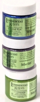 3 New FASHENHUES Luminescent Kolors Metallic Opaque Ceramic Bisque / Wood / Canvas Stains | 1 FL OZ ea | Retails for Over $35!