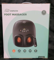 New - Snailax Shiatsu Foot Massager w/Remote . Heat, Deep Kneading, Compression, Vibration . Feet Massager Machine for Plantar Fasciitis, Neuropathy, Size 13 . Retail $100