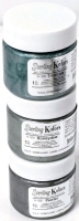 3 New FASHENHUES Sterling Kolors Metallic Opaque Stains for Finished Bisqued Ceramics / Wood / Canvas | 1 FL OZ ea | Retails for Over $35!