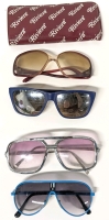4 Vintage Pairs of Sunglasses incl France, Foster Grant USA +