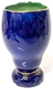 Vintage Beswick England Cobalt Blue Palm Tree Vase | 3" Top diameter x 6.15" Tall - 3