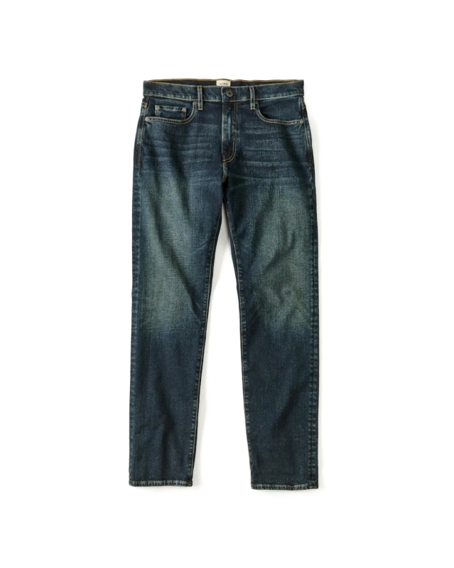New Men's Size 36 x 32 | Flint and Tinder All American Stretch Denim Straight Leg Dark Washed Jeans | Retails for $158
