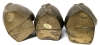 Vintage Set of 3 Brass "Hear No Evil, See No Evil, Speak No Evil" Monkey Figures | Made in Korea | 4.75" Tall - 5