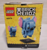 New - LEGO Brick Headz " Stitch " 152pcs , # 40674 . Dark Ink Marks on Box's - 2