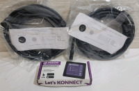 New - Dekor 12VDC In-Line WiFi Lighting Controller & 4-Pin S-Coded Wiring (2 Rolls)