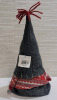 New - Home Decor Holiday Grey Sitting Gnome , measures 17" - 3