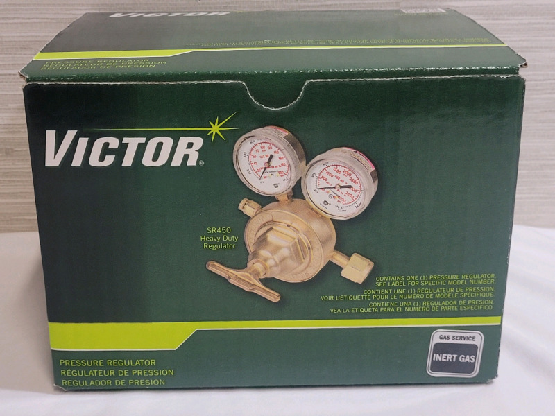 New - Victor Heavy Duty Pressure Regulator DR450 . Retail $670