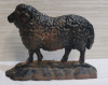 Cast-Iron Sheep Door Stop , measures 10"&times;7.5" . Some rust present