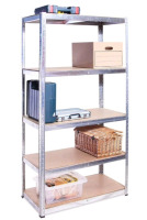 New | G-Rack 5 Tier Galvanized Shelf ( 400 Pound Weight Capacity) | ( 71" x 35" x 16" ) * Retails For $87.99