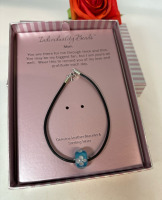 MOM Individuality Bead Bracelet Genuine Leather Sterling Silver Boxed