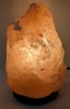 Great Himalayan Pink Salt Lamp with Dimmer Switch | 7.4" Tall on 3.5" Diameter Wood Base - 2