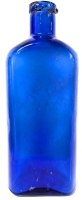 Stellar Vibrant Vintage Cobalt Blue Bottle #7 | 8.25" Tall