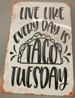 Metal Sign Live Like Every Day Is Taco Tuesday