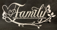 New Laser Cut Silver Tone Wall Art