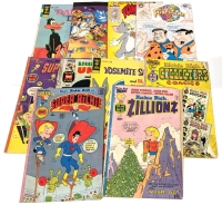 10 Vintage Children's Comic Books: Disney, Richie Rich, Yosemite Sam, Tom & Jerry, Daffy Duck, The Flintstones +