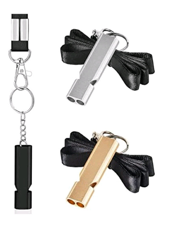 New 3Pck Emergency Survival Whistles Dog