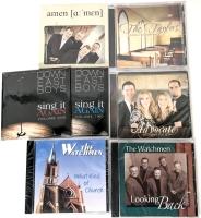 7 New Gospel Music CDs by: Amen, Down East Boys, The Taylors, Advocate, The Watchmen