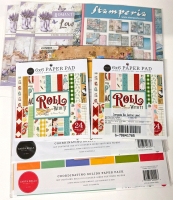 Assorted New Scrapbooking Lot: 6x6 Paper Pads, Mixed Paper Pad 8x8, Stamperia Scrapbooking Pads, Coordinating Solids Paper Packs