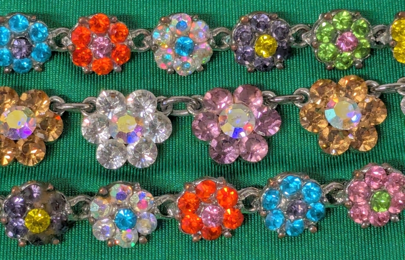 Fun & Floral Vintage to Modern Necklace & 2 Bracelets | 7" - 17" Long