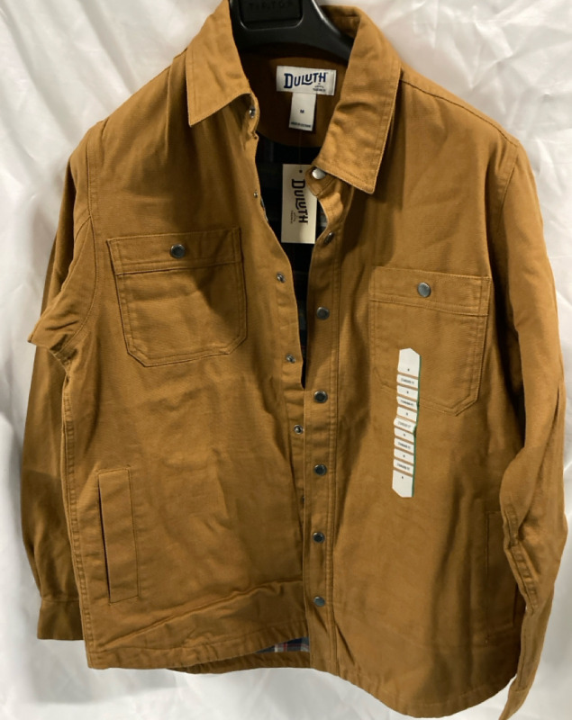 New Men's Size Medium R | Duluth BBN Fire Hose Flannel-Lined Standard Fit Limber Jacket Retails $79.50